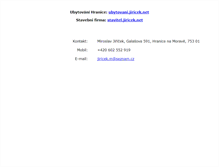 Tablet Screenshot of jiricek.net